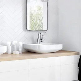 KLUDI AMEO Однорычажный смеситель для раковины с боковым управлением, без донного клапана, арт. 410240575