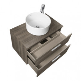 Victoria Тумба под раковину 80 городской дуб 2 ящика