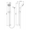 Душевой гарнитур VIDIMA FRESH S BA207AA