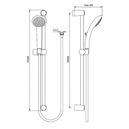 Душевой гарнитур VIDIMA FRESH S BA207AA