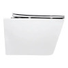 AZ-5171T-WHT AIRA Унитаз подвесной с системой смыва Tornado в комплекте с быстросъемным сиденьем микролифт, дюропласт 485*360*365mm
