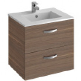 EXSA112-00  OLA Полувстраиваемая раковина со столешницей 61 см, подходит к мебели TOLBIAC, MADELEINE, белый