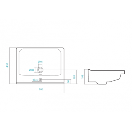 Умывальник "Миранда-70"