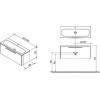 ХХ Тумба под умывальник SD 800 Ring белая