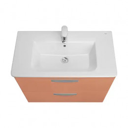 Тумба под раковину The Gap Original 80 2 ящика, терракота