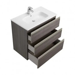 THE GAP Модуль д/раковины 800 мм, 3 ящика, городской дуб
