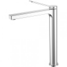 VISE Смеситель высокий для раковины без донного клапана, хром