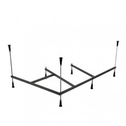 Каркас + ножки S3/L к ваннам асимметричным Veronela offset, Melite 160х105 см