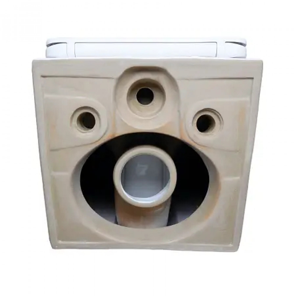 AZ-5171T-WHT AIRA Унитаз подвесной с системой смыва Tornado в комплекте с быстросъемным сиденьем микролифт, дюропласт 485*360*365mm