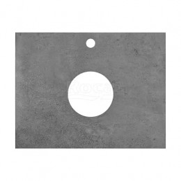 Luna столешница под раковину 600мм, графит