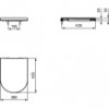 T376001 BLEND CURVE Сидение и крышка стандарт, тип wrapover, дюропласт, легкосъемное
