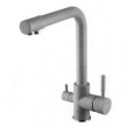 РУАН Смеситель для кухни фильтр серый