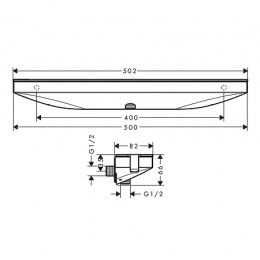 26843700 FixFit Porter-набор 500 с полкой, левосторонний, белый матовый