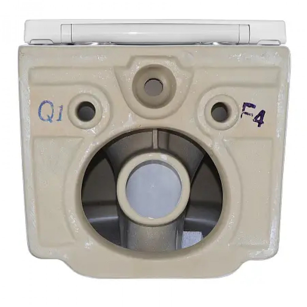 Azario LUZIO (Рельефный)  AZ-098-UQ  ТОРНАДО (СКРЫТОЕ КРЕПЛЕНИЕ) подвесной  унитаз в комплекте с сидением микролифт 495x365x360mm