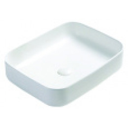 AZ-78109MW Раковина накладная матовый белый 500*390*130 мм
