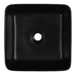 AZ-2075-B-MB  Раковина накладная. Размер:395*395*150 черный матовый