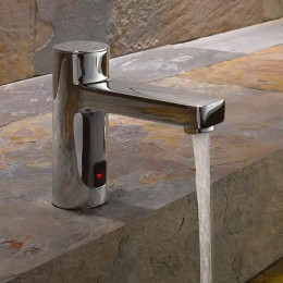 KLUDI ZENTA E Электронный смеситель для раковины, со смешиванием, 9 V, арт. 3810005