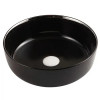 AZ- 4003 Раковина ультратонкая  38,5*38,5*14 см черная глянец