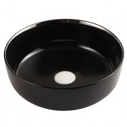 AZ- 4003 Раковина ультратонкая  38,5*38,5*14 см черная глянец