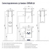 СИЛЬВА 50 зеркало - шкаф (Дуб Макиато) (аналог венге)