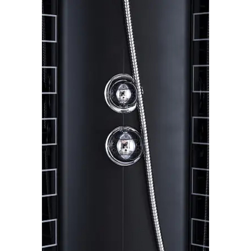 Душевая кабина CS-6680K 80*80*215, выс. поддон 40см, мозайчатый узор, прозрачное стекло 4мм (3 места)