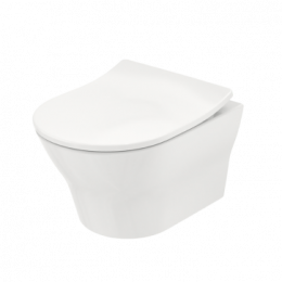 TOTO CW162Y#XW  Унитаз подвесной серии MH  , 394x530x339мм, безободковый