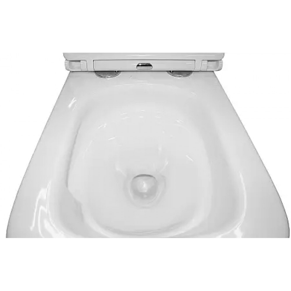 Сет AZARIO FORTE Инсталляция для подвесного унитаза 3/6л.+Azario Teramo ТОРНАДО СКРЫТОЕ подвесной безободковый унитаз в комплекте с сидени БЕЗ КЛАВИШИ