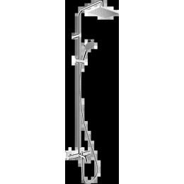 26098000 Vernis Shape Showerpipe 230 1jet с термостатом для ванны, EcoSmart, хром