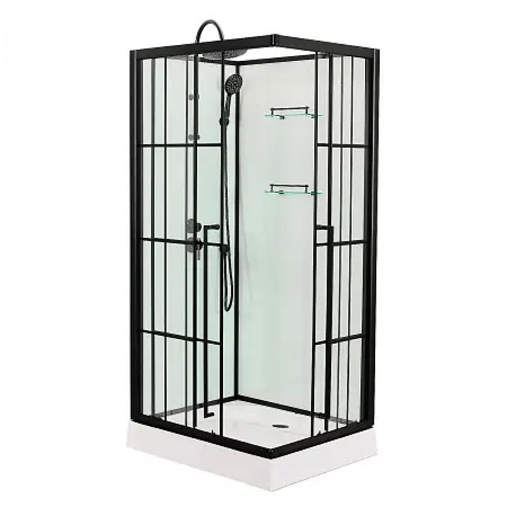 CS-3008TM/W-100L Душ. Кабина 1000x1000x2150 поддон 14 см