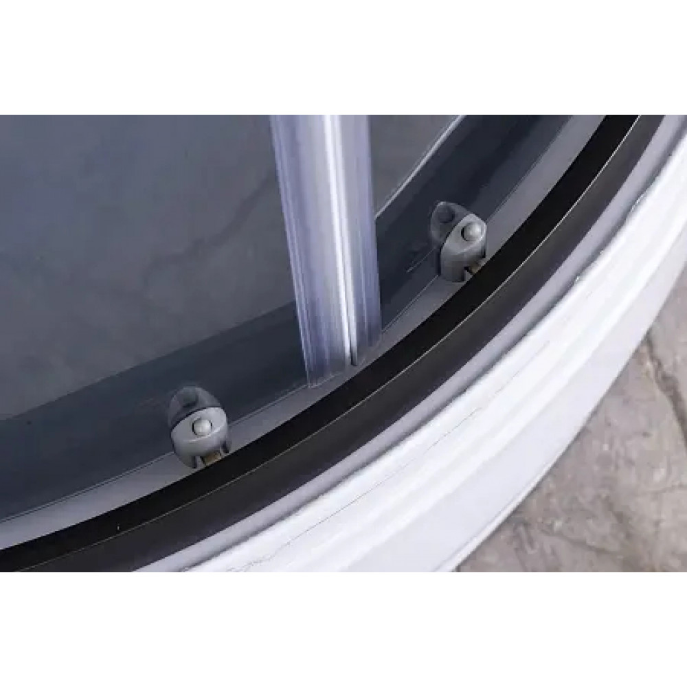 Душевая кабина CS-6680K 80*80*215, выс. поддон 40см, мозайчатый узор, прозрачное стекло 4мм (3 места)