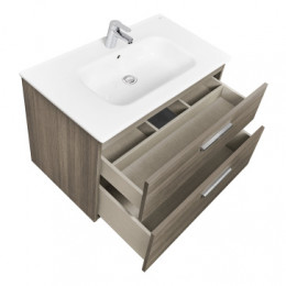 Victoria Тумба под раковину 80 городской дуб 2 ящика