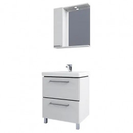 РОНДА 60 Зеркало-Шкаф (Дуб Сом)