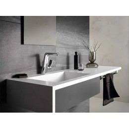 KLUDI AMEO Однорычажный смеситель для раковины с боковым управлением, без донного клапана, арт. 410240575