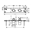 26840180 Rainfinity Скрытая часть Showerpipe 360