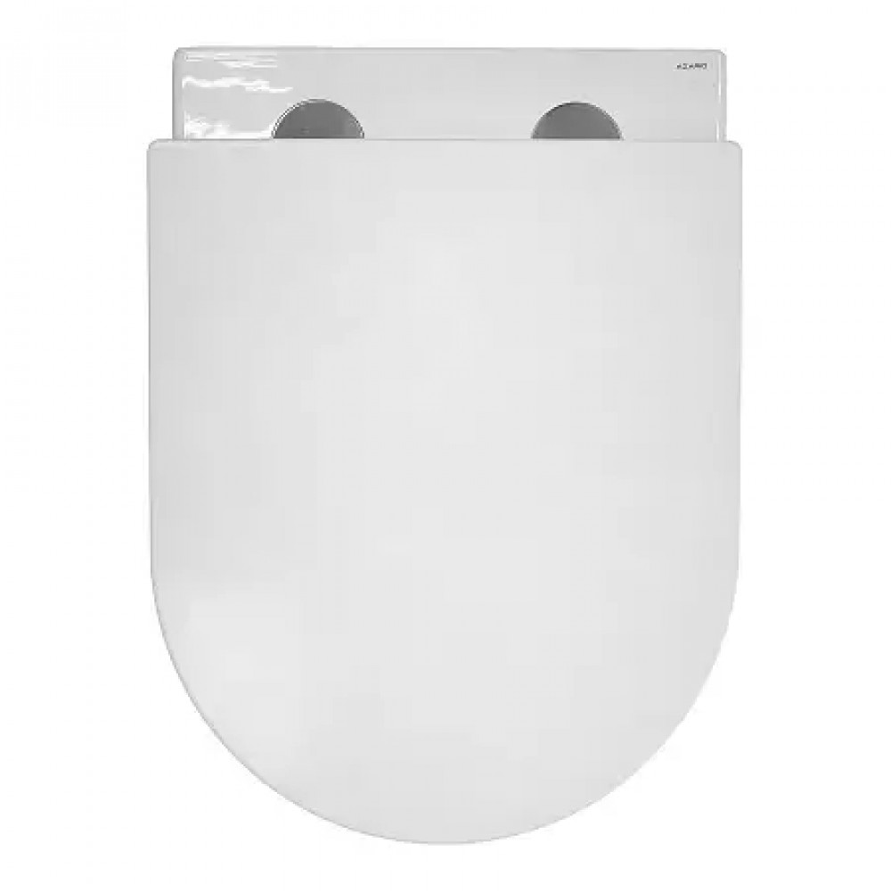 Azario LUZIO (Рельефный)  AZ-098-UQ  ТОРНАДО (СКРЫТОЕ КРЕПЛЕНИЕ) подвесной  унитаз в комплекте с сидением микролифт 495x365x360mm