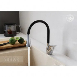 Смеситель Мавис для кухни с гибким 2-режимным изливом, хром