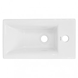 Комплект Тумба Эстима 40 подвесная с раковиной Миранда 40, правая