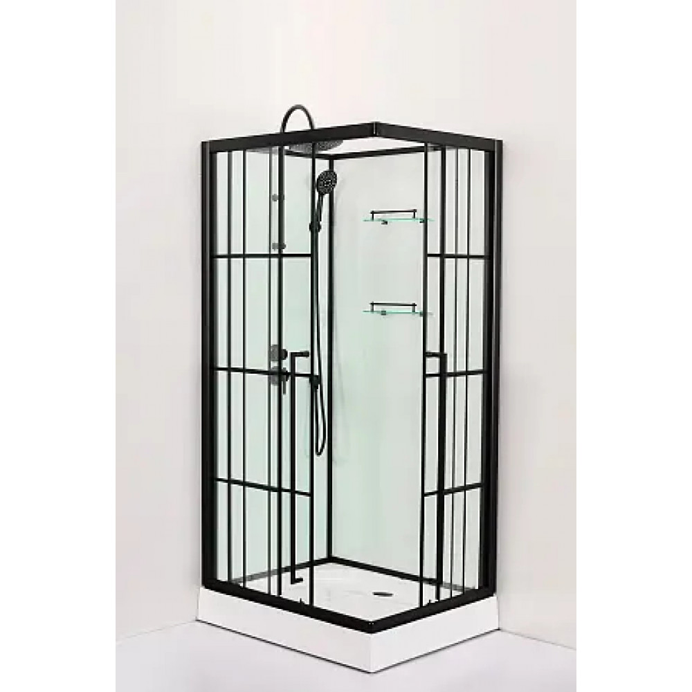 CS-3008TM/W-100L Душ. Кабина 1000x1000x2150 поддон 14 см