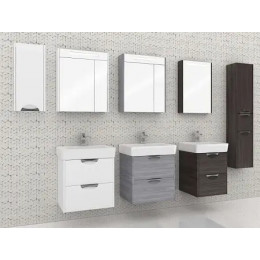 СИЛЬВА 50 зеркало - шкаф (Дуб Макиато) (аналог венге)