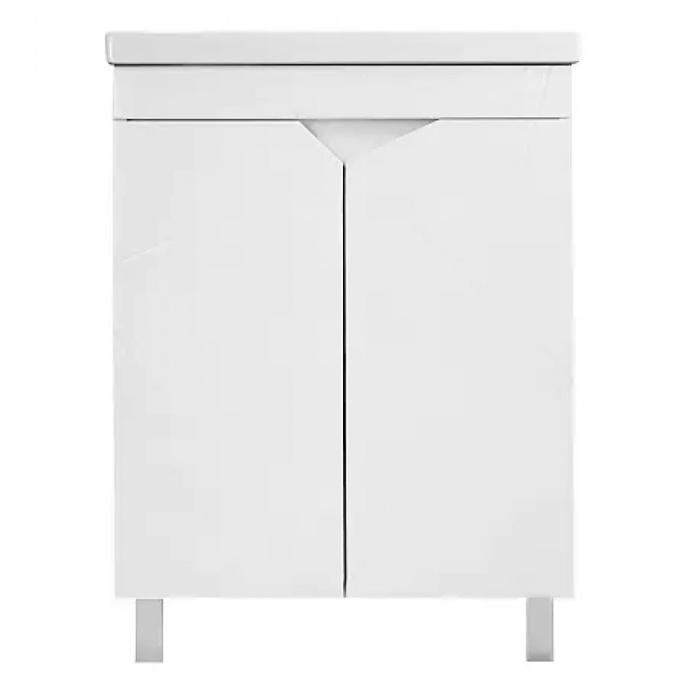 Комплект Loranto Оптимум - Тумба 60 см напольная С РАКОВИНОЙ Monte NEO 600x475x210