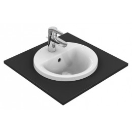 E504101 CONNECT Круглый встраиваемый на столешницу умывальник 38 см