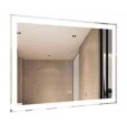 Стиль зеркало  800*700 с сенсором на подложке КВАДРАТНОЕ+подогрев