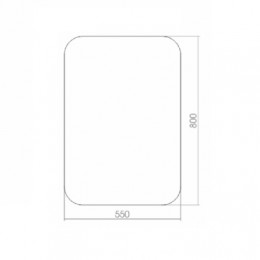 LORANTO зеркало Выбор 550х800 мм, гор./верт. крепеж