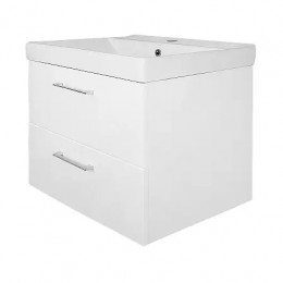 Комплект Тумба Ника 60 (610*560*480) подвесная с раковиной Tempo 60