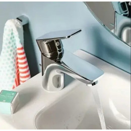 KLUDI PURE&STYLE Однорычажный смеситель на умывальник 100, c донным клапаном, арт. 402900575