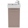 Ideal Standard i.life S раковина для рук 45x25 см, правая версия, с отверстием под смеситель, с отверстием перелива, с крепежом TT0299729, для монтажа