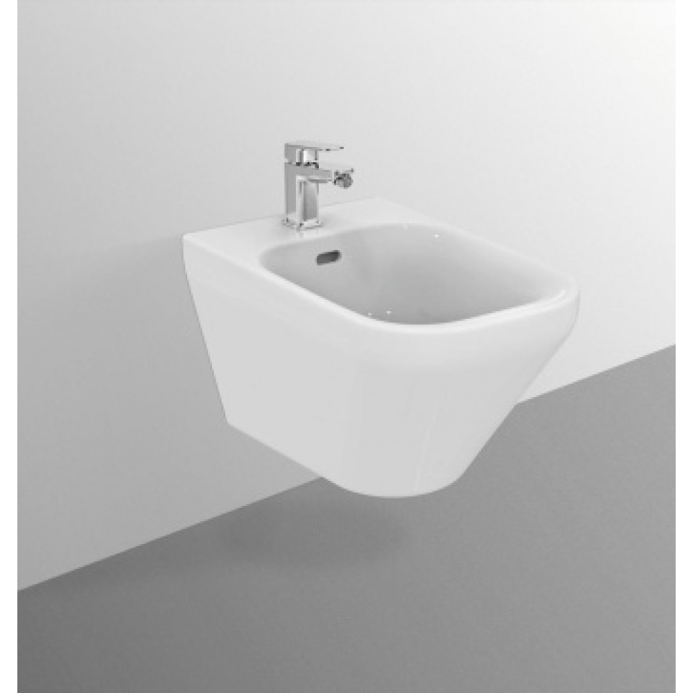 K523601 TONIC II Подвесное биде, с крепежом TT0299327 (для полностью скрытого монтажа), с керамической накладкой слива