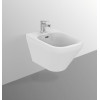 K523601 TONIC II Подвесное биде, с крепежом TT0299327 (для полностью скрытого монтажа), с керамической накладкой слива