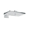 24017400 Верхний душ Rainmaker Select 460 3jet, EcoSmart. 9 л/мин,с держателем 450 мм