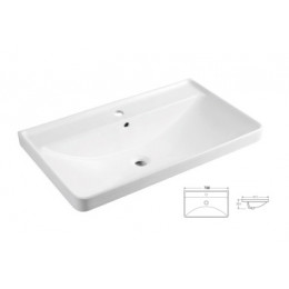 Комплект Тумба Ника 70 (560*700*475) подвесная с раковиной Monte 70